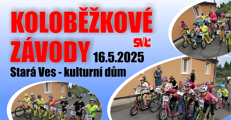 Koloběžkové závody 2025